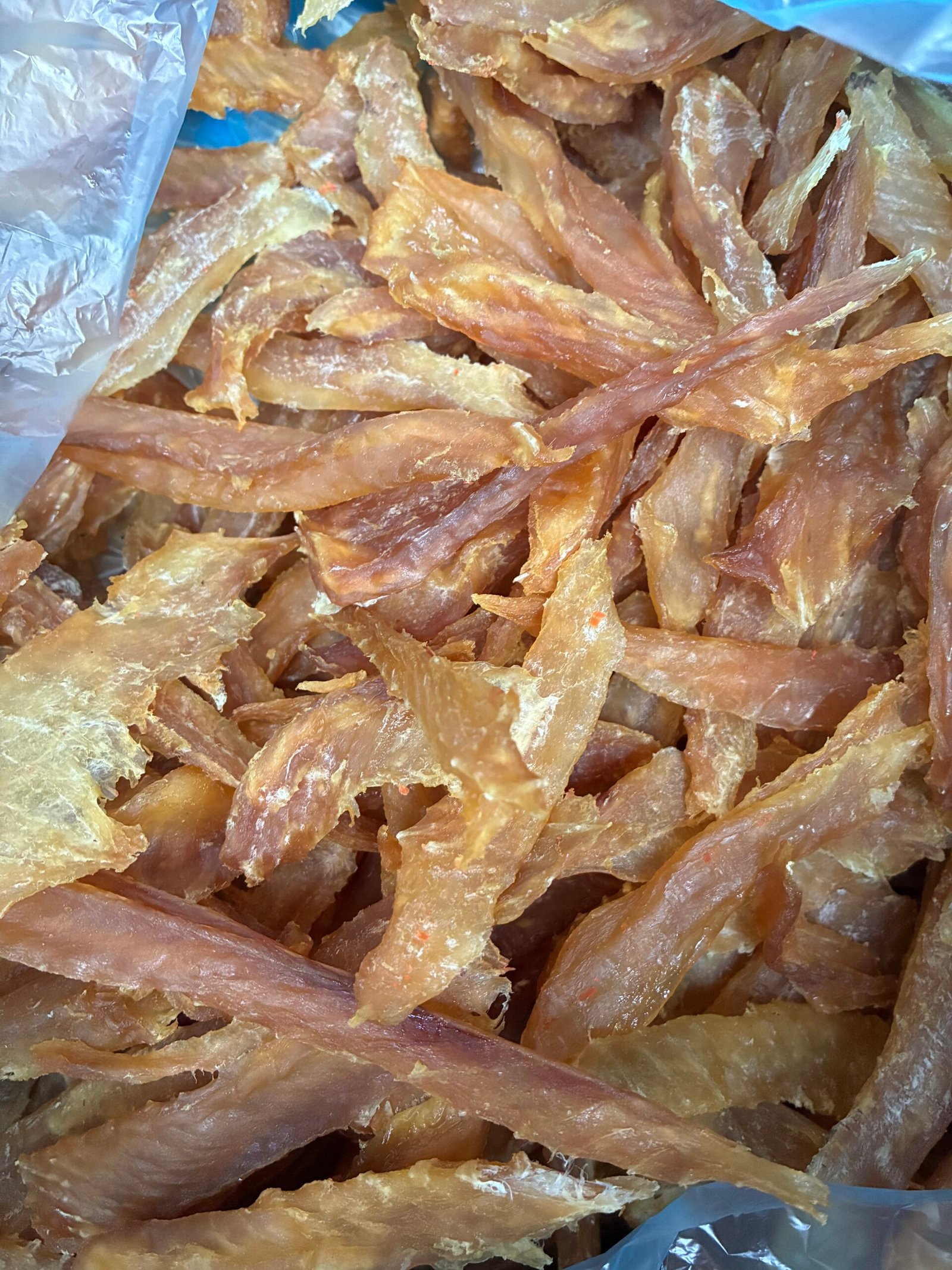 Dried Atlantic Wolffish Chunks (Skinless) 1kg.